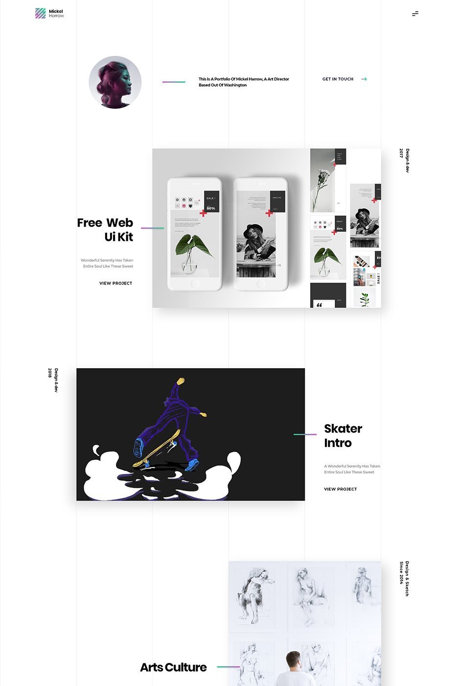 modern portfolio