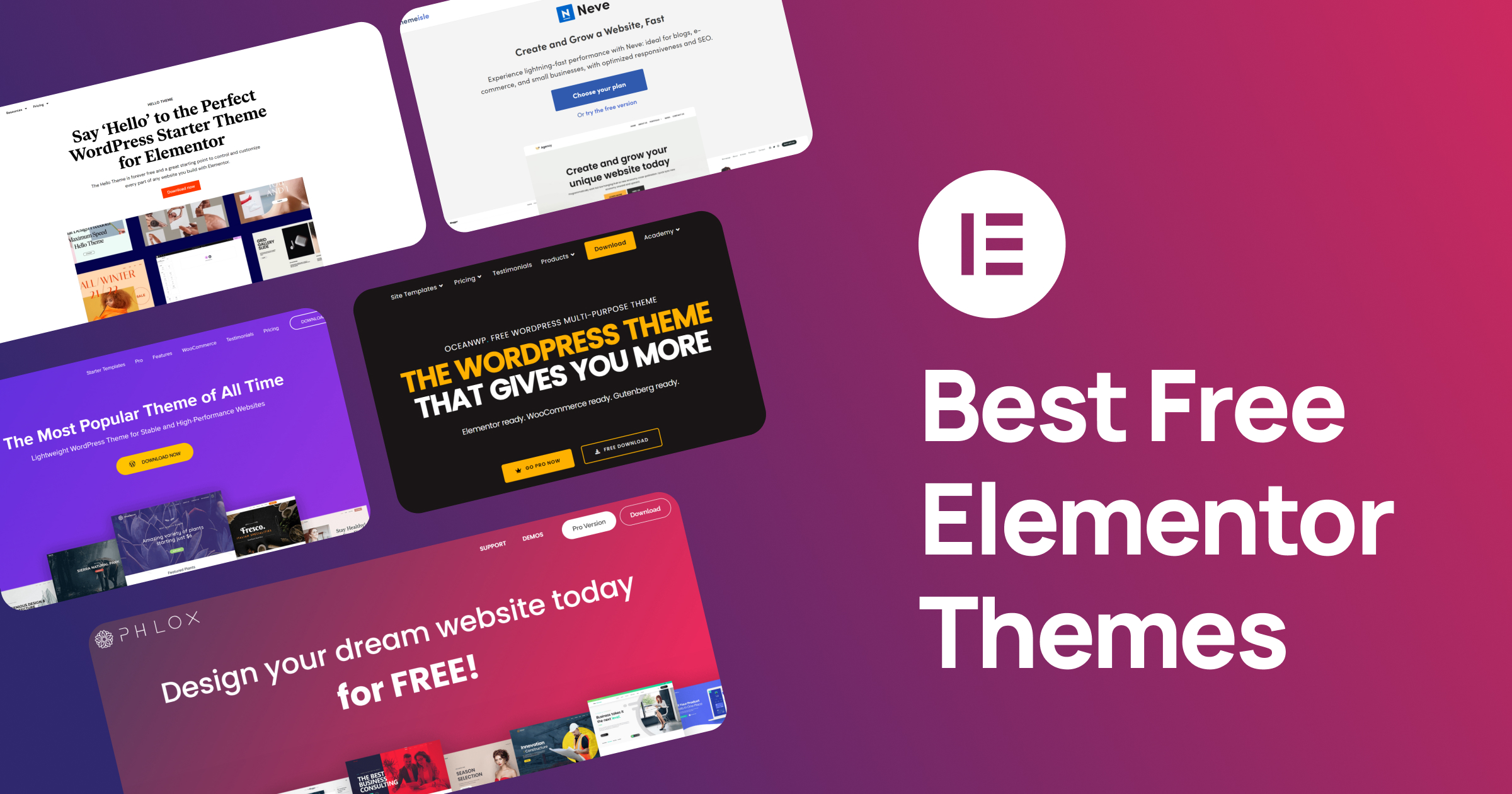 Best Free Elementor themes